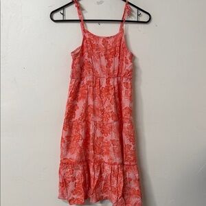 Epic Threads Coral Floral Dress